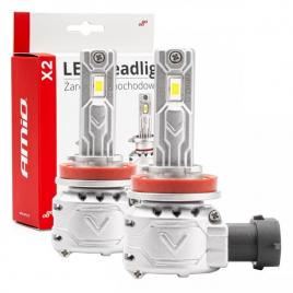 Set becuri led seria x2 h8/h9/h11/h16 amio-02974