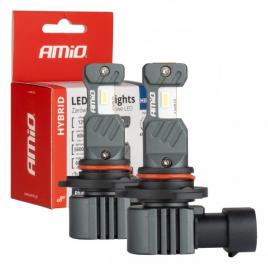 Set becuri auto hir2 seria hibridă 6000k canbus 60w amio-04119