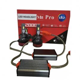 Set doua becuri led auto m8-h7 pro