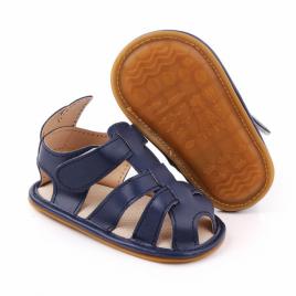 Sandalute bleumarine pentru baietei - urechi de iepuras (marime disponibila: