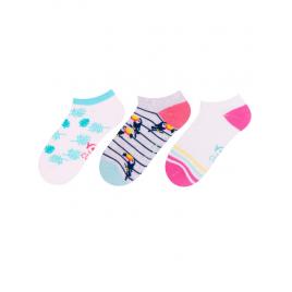 Sosete scurte pentru fetite in culori viu colorate (marime disponibila: marimea