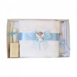 Trusou botez dantela bleu si ingeras denikos® 425
