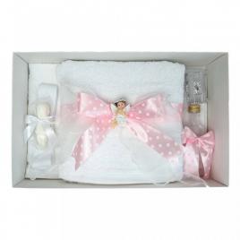 Trusou botez fundita roz, cu ingeras, denikos® 32