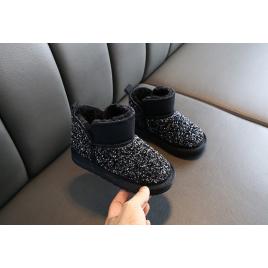 Cizme negre imblanite cu strasuri (marime disponibila: marimea 29)