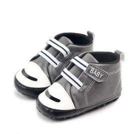 Ghetute gri - monkey (marime disponibila: 3-6 luni (marimea 18 incaltaminte))