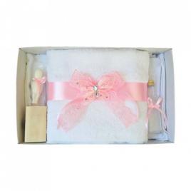 Trusou botez dantela roz si fluturas denikos® 421