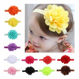 Bentita pentru fetite - margareta dantelata (marime disponibila: 0-12 luni,