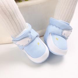 Cizmulite bleu plusate pe interior (marime disponibila: 3-6 luni (marimea 18