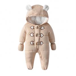 Combinezon crem din fas pentru bebelusi (marime disponibila: 12-18 luni