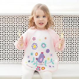 Baveta impermeabila cu manecute lungi - tweet