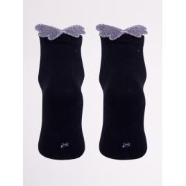 Sosete negre pentru fetite - aripioare sclipitoare (marime disponibila: marimea