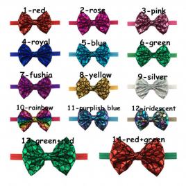 Bentita cu funda din saten (marime disponibila: 0-12 luni, model: 2)