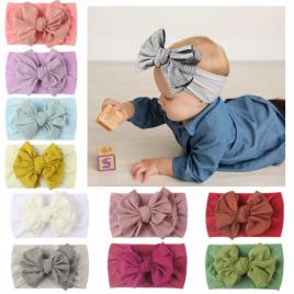 Bentita lata cu funda aplicata (marime disponibila: 0-12 luni, culoare: lila)
