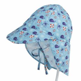 Palariuta cu protectie uv upf50+ - marine (marimi palarii - sepci: 18-24 luni)