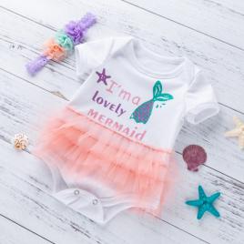 Body cu tulle - mermaid (marime disponibila: 12-18 luni (marimea 21