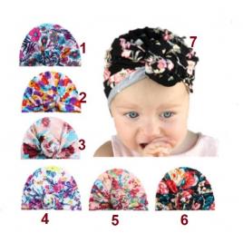 Caciulita inflorata tip turban (marime disponibila: 3-6 luni (marimea 18