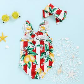 Costum de baie pentru fetite - lamaite (marime disponibila: 2 ani)