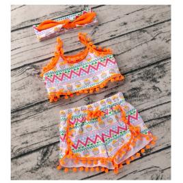 Costumas de vara pentru fetite - summer vibe (marime disponibila: 18-24 luni)