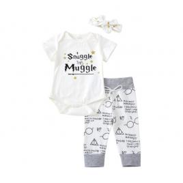 Costumas pentru fetite - snuggle this muggle (marime disponibila: 9-12 luni