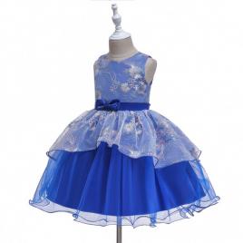 Rochita eleganta albastra (marime disponibila: 3-6 luni (marimea 18