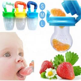 Suzeta pentru fructe (culoare: albastru, dimensiune tetina: 3-6 luni)