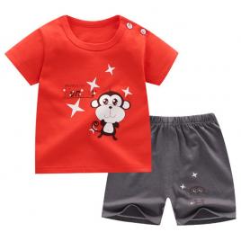 Costumas pentru baietei - monkey (marime disponibila: 3-6 luni (marimea 18
