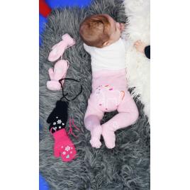 Dres din bumbac pentru fetite cu desene - diverse modele colorate (marimi