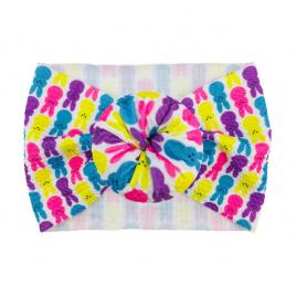 Bentita lata tip turban cu imprimeu - model 15 (marime disponibila: 6-12 luni