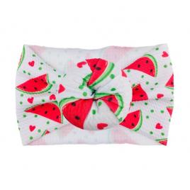 Bentita lata tip turban cu imprimeu - model 2 (marime disponibila: 6-12 luni