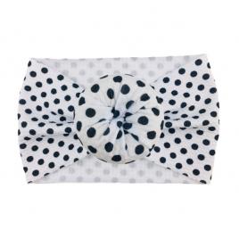 Bentita lata tip turban cu imprimeu - model 20 (marime disponibila: 6-12 luni