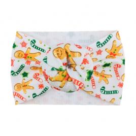 Bentita lata tip turban cu imprimeu - model 23 (marime disponibila: 6-12 luni