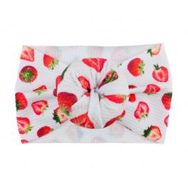 Bentita lata tip turban cu imprimeu - model 3 (marime disponibila: 6-12 luni