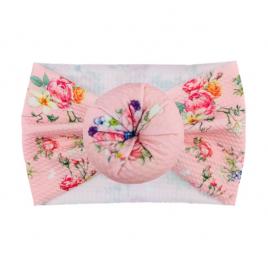Bentita lata tip turban cu imprimeu - model 8 (marime disponibila: 6-12 luni