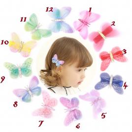 Clama pentru fetite - fluturasi colorati (model: 8)