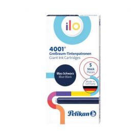 Patroane cerneala 4001 ilo albastru inchis dimensiune mare set 5