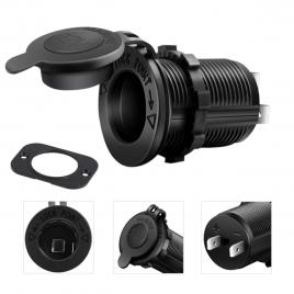 Priza de bricheta universala, etansa, pentru vehicule offroad, atv, ssv, quad, moto sau utilaje agricole, alimentare 12v - 24v