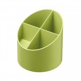Suport rotund instrumente de scris 4 compartimente verde greenline blue angel