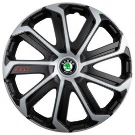 Set 4 capace roti pentru skoda, model evo, r14, skoda