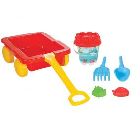 Set jucarii nisip pilsan carucior cu accesorii