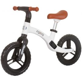 Bicicleta fara pedale chipolino zig zag black white