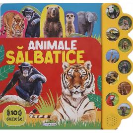 Carte cu 10 sunete - animale salbatice
