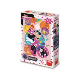 Puzzle neon minnie 100 piese dino toys