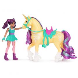 Set unicorn leaf si papusa ava unicorn academy