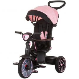 Tricicleta cu copertina si sezut reversibil chipolino derby flamingo