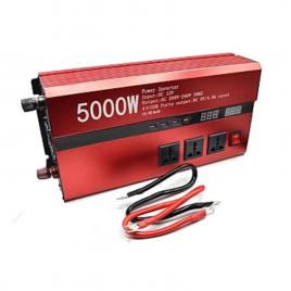 Invertor auto cu afisaj dublu, 5000w, 12/220v, 4usb, display led