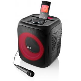 Boxa portabila jvc xs-ep314b, 60w, led, bluetooth, karaoke, aux, intrare usb,