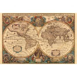 Puzzle harta antica a lumii , 5000 piese