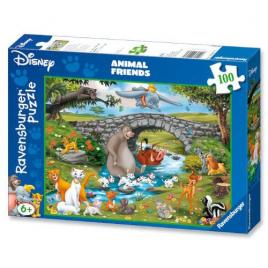 Puzzle lumea animalelor, 100 piese