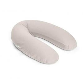 Perna mare pentru gravide si bebelusi 3 in 1 din bumbac organic doomoo buddy tetra jersey sand
