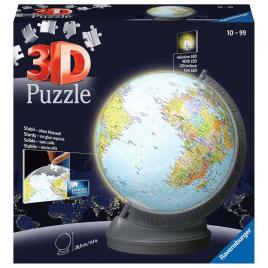 Puzzle 3d cu led globul pamantesc 540 piese ravensburger